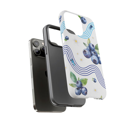 F1 Williams and Blueberries Phone Case, Trendy F1 Gift, Formula 1 Gift, Cute Fruit F1 Phone Case, Unique Phone Case
