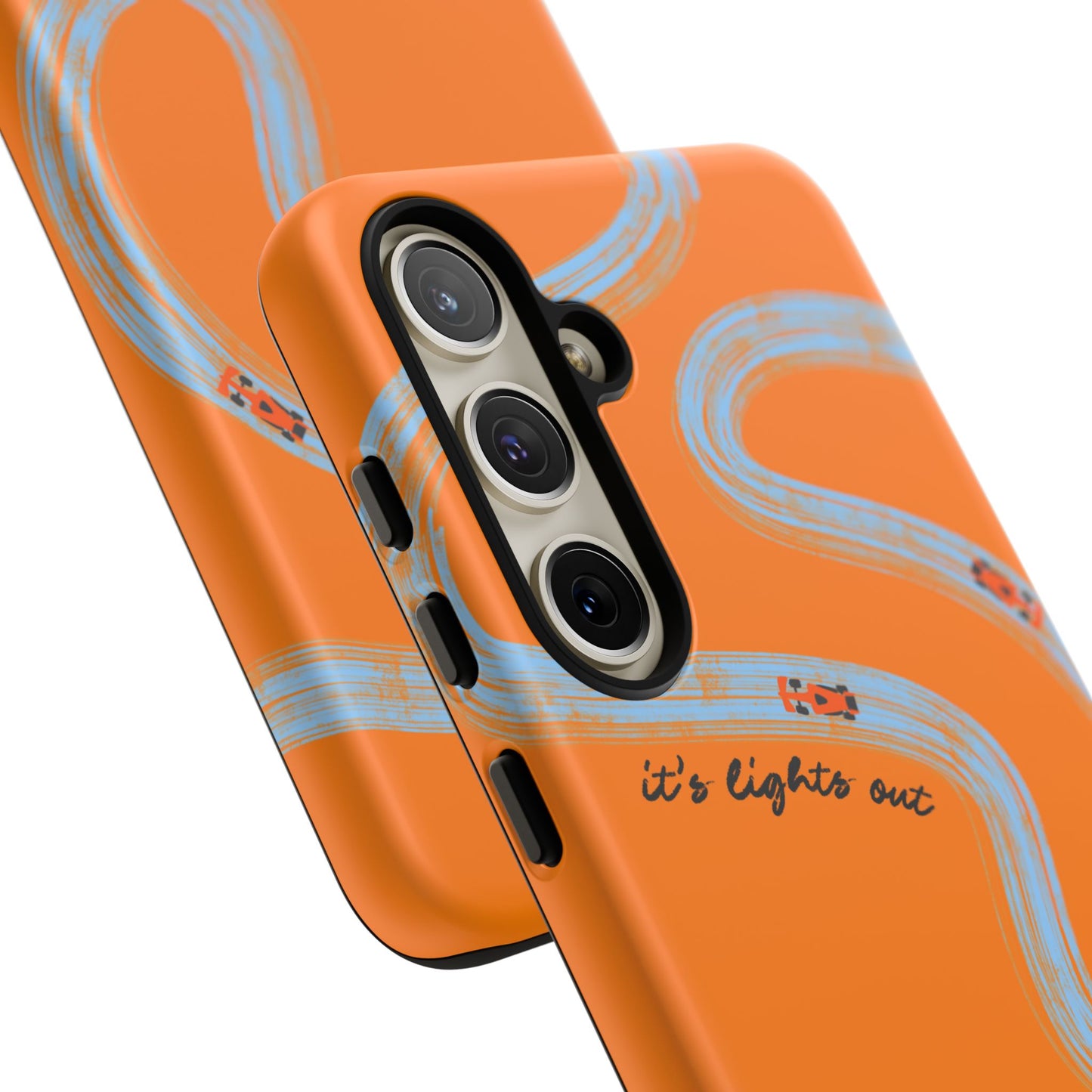 F1 Phone Case McLaren Painted "its lights out and away we go", Trendy F1 Gift, Formula 1 Gift, Cute F1 Phone Case, Phone Case