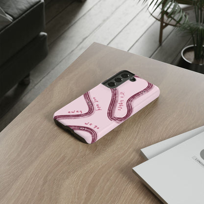 Pink Lights Out F1 Phone Case Design, Trendy F1 Gift, Formula 1 Gift, Cute F1 Phone Case, Unique Formula One Phone Case