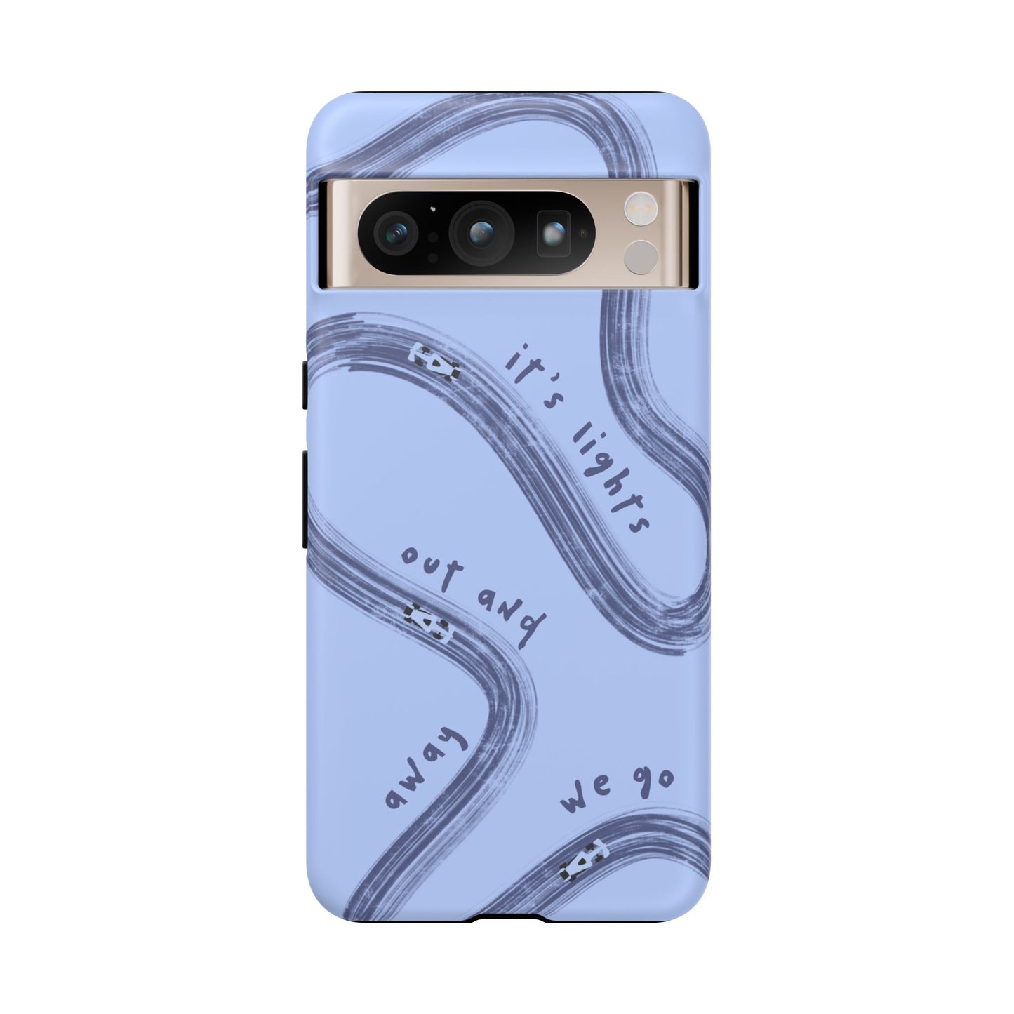 Blue Lights Out F1 Phone Case Design, Trendy F1 Gift, Formula 1 Gift, Cute F1 Phone Case, Unique Formula One Phone Case