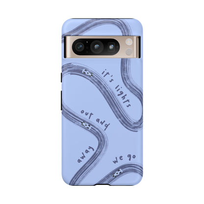 Blue Lights Out F1 Phone Case Design, Trendy F1 Gift, Formula 1 Gift, Cute F1 Phone Case, Unique Formula One Phone Case
