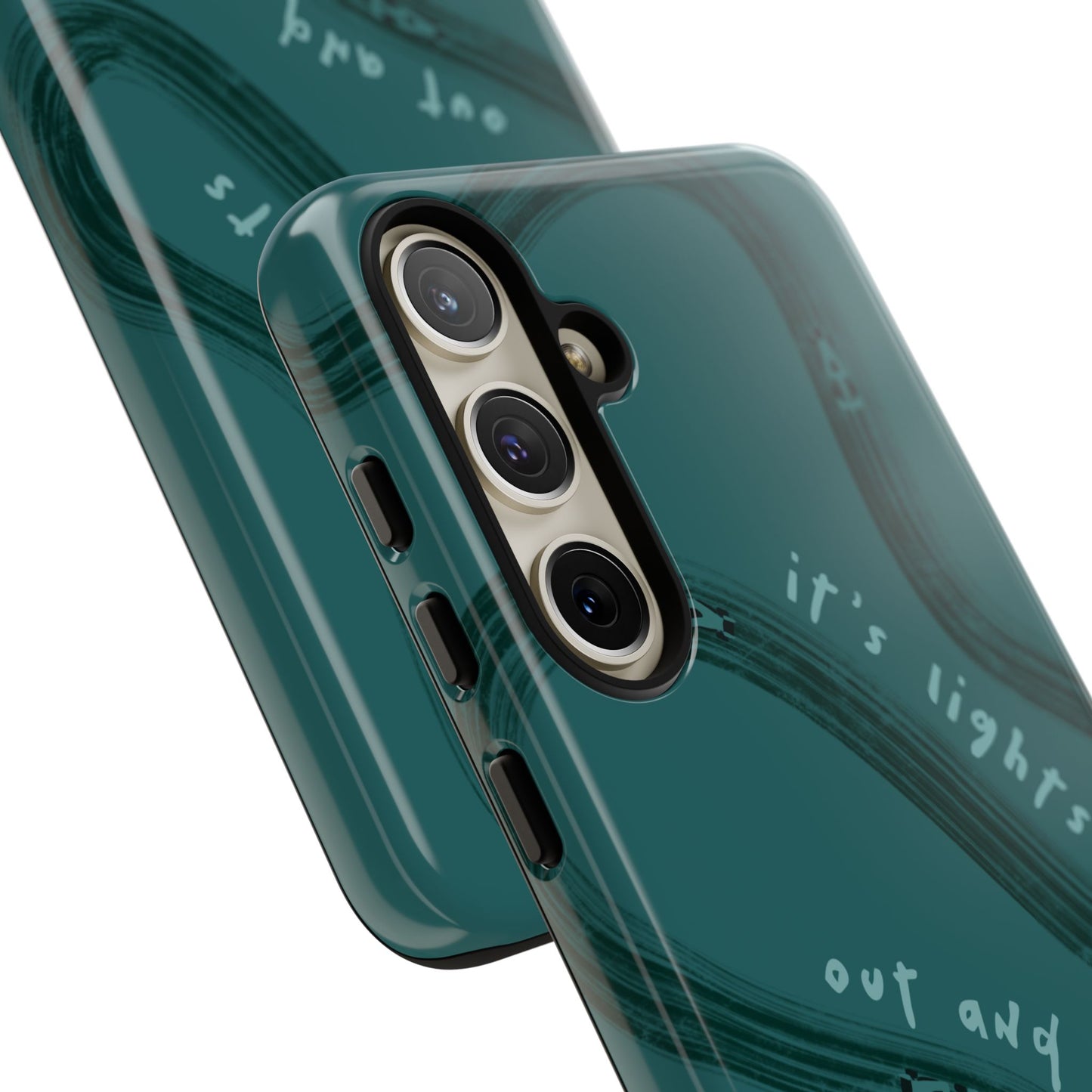 Teal Lights Out F1 Phone Case Design, Trendy F1 Gift, Formula 1 Gift, Cute F1 Phone Case, Unique Formula One Phone Case