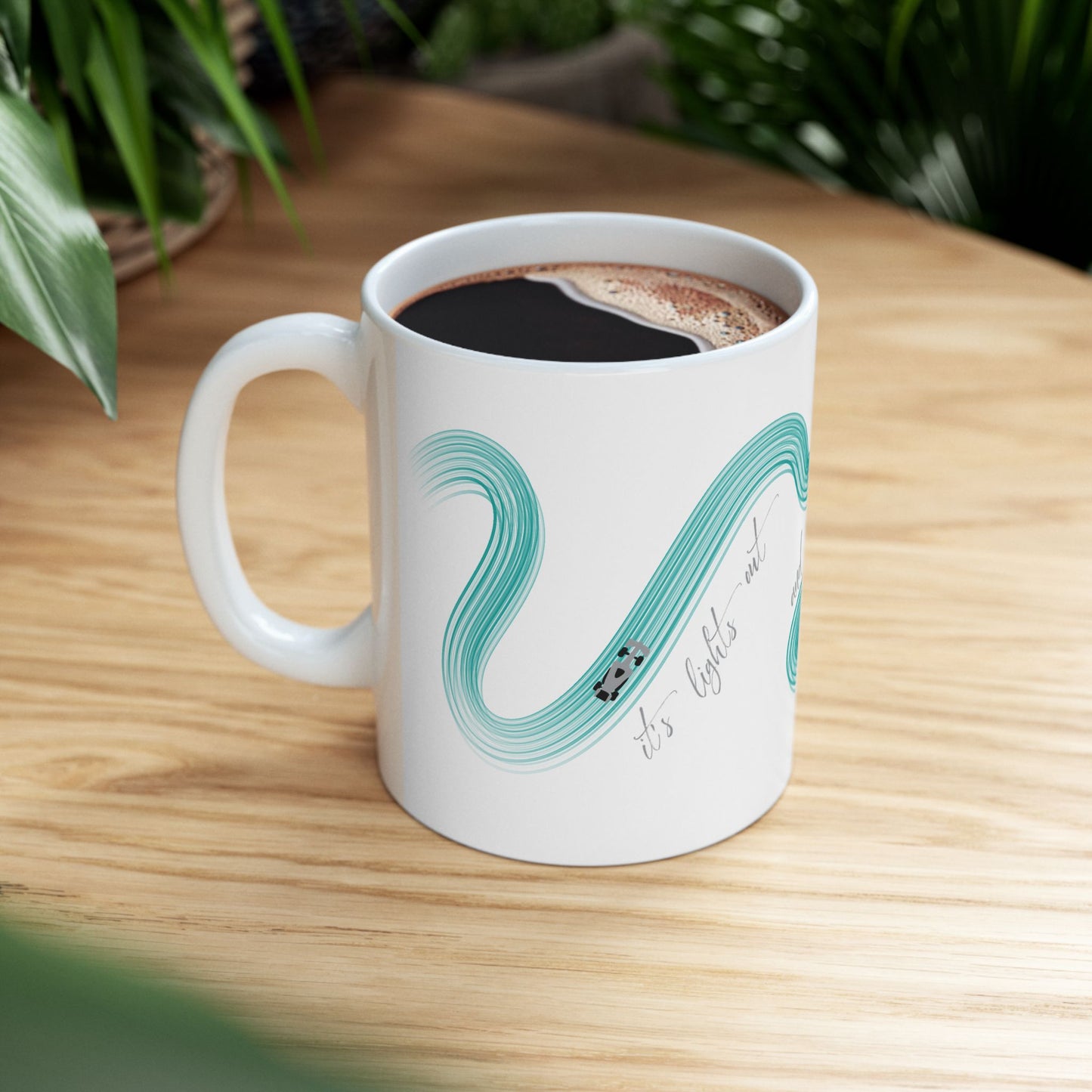 Mercedes F1  Mug - It's Lights Out and Away We Go Mug