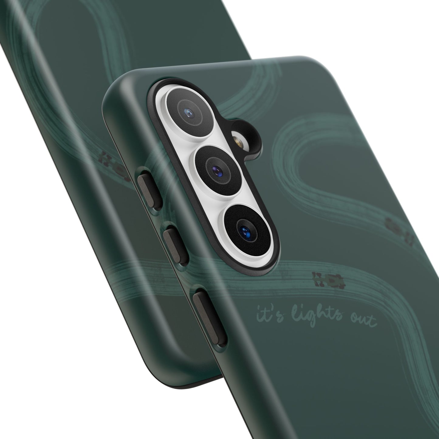 F1 Phone Case Monochrome Green Painted "its lights out and away we go", Trendy F1 Gift, Formula 1 Gift, Cute F1 Phone Case, Phone Case