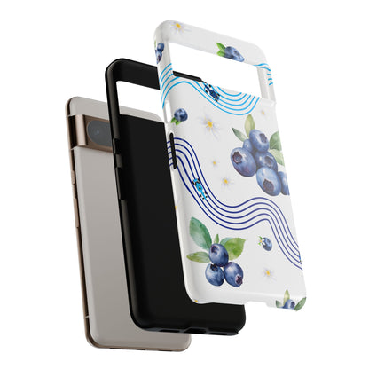F1 Williams and Blueberries Phone Case, Trendy F1 Gift, Formula 1 Gift, Cute Fruit F1 Phone Case, Unique Phone Case