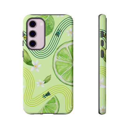 Green F1 Aston Martin and Lime Phone Case, Trendy F1 Gift, Formula 1 Gift, Cute Fruit F1 Phone Case, Unique Phone Case