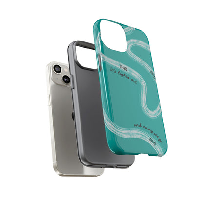 Mercedes F1 Phone Case Painted "its lights out and away we go", Trendy F1 Gift, Formula 1 Gift, Cute F1 Phone Case