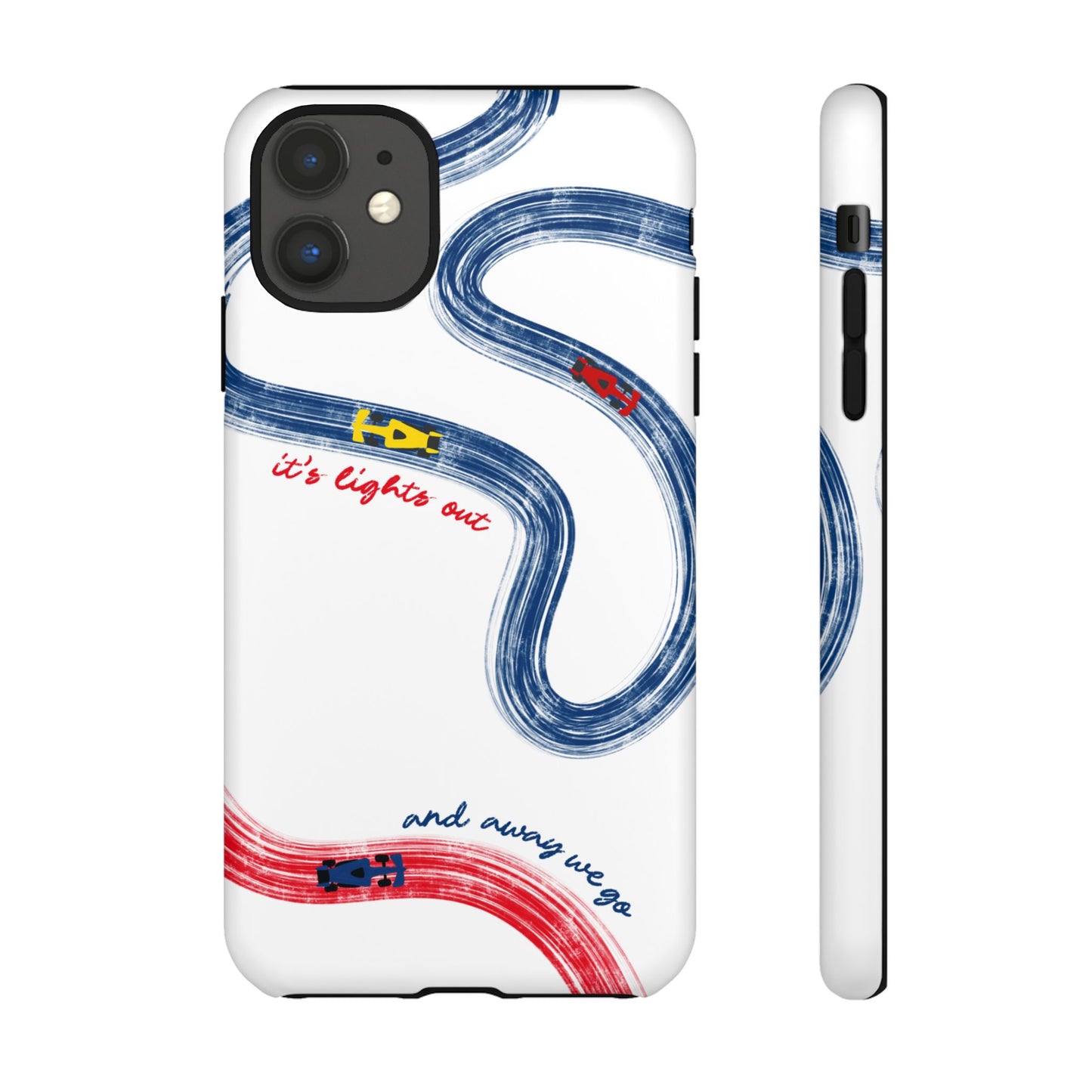 F1 Red Bull Racing Painted Track F1 Phone Case Design