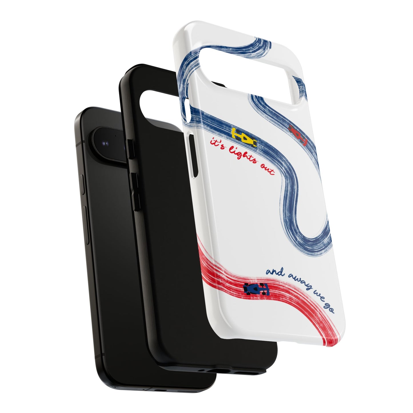 F1 Red Bull Racing Painted Track F1 Phone Case Design