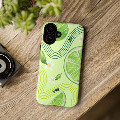 Green F1 Aston Martin and Lime Phone Case, Trendy F1 Gift, Formula 1 Gift, Cute Fruit F1 Phone Case, Unique Phone Case