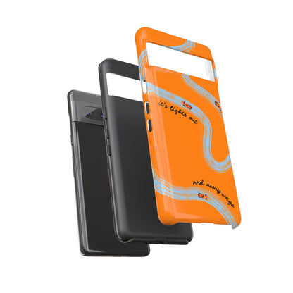 F1 Phone Case McLaren Painted "its lights out and away we go", Trendy F1 Gift, Formula 1 Gift, Cute F1 Phone Case, Phone Case
