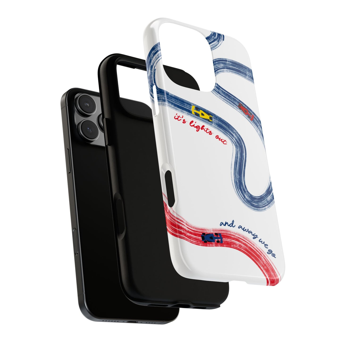 F1 Red Bull Racing Painted Track F1 Phone Case Design