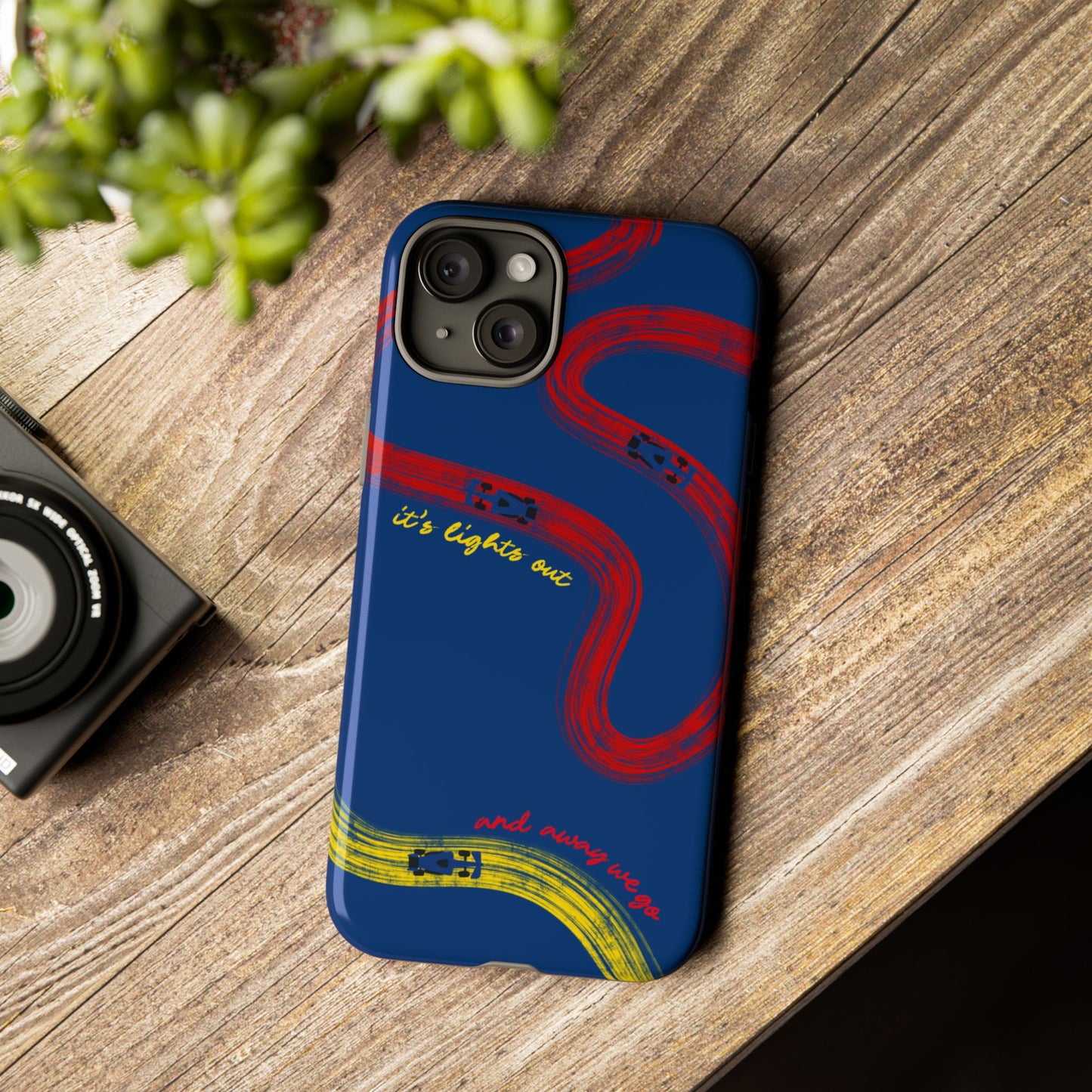 F1 Red Bull Racing Painted Track F1 Phone Case Design