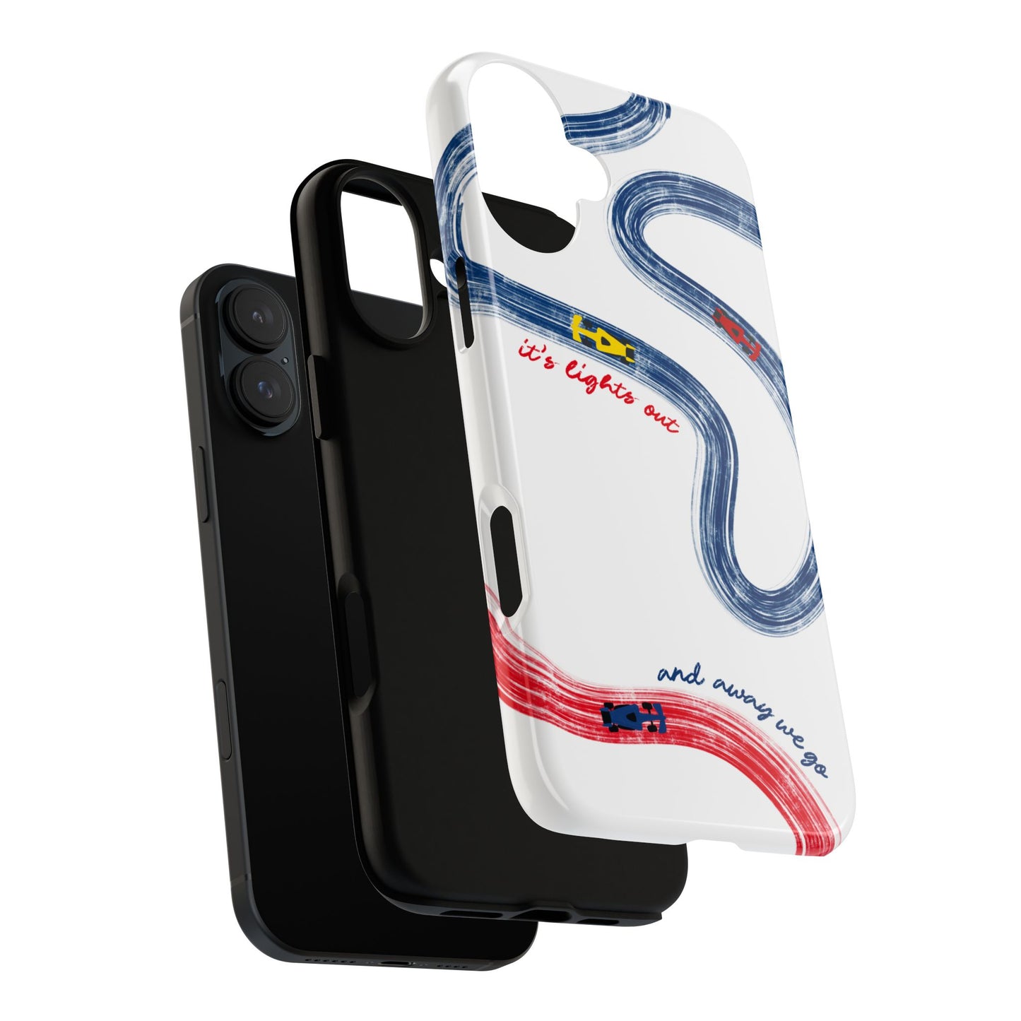 F1 Red Bull Racing Painted Track F1 Phone Case Design