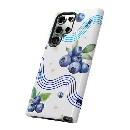 F1 Williams and Blueberries Phone Case, Trendy F1 Gift, Formula 1 Gift, Cute Fruit F1 Phone Case, Unique Phone Case