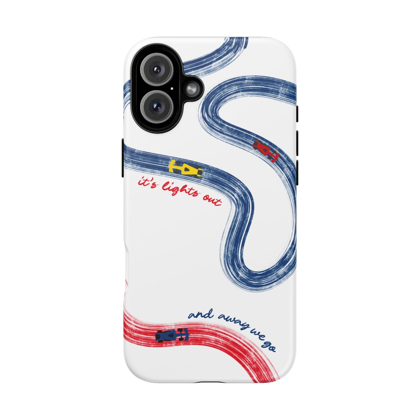 F1 Red Bull Racing Painted Track F1 Phone Case Design