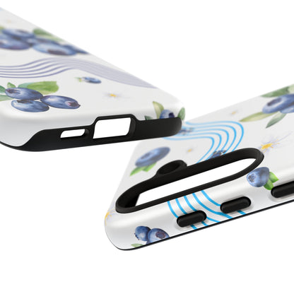 F1 Williams and Blueberries Phone Case, Trendy F1 Gift, Formula 1 Gift, Cute Fruit F1 Phone Case, Unique Phone Case