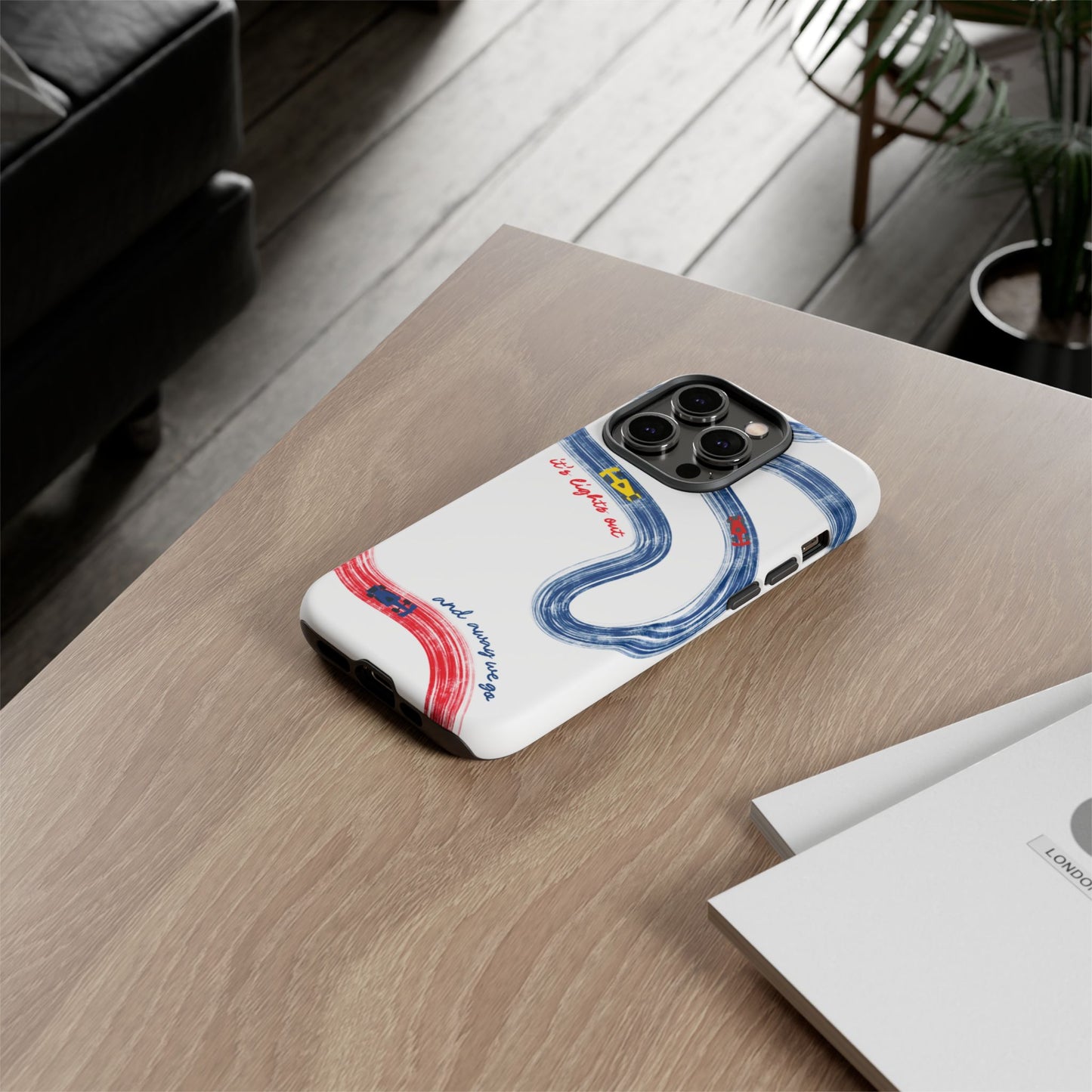 F1 Red Bull Racing Painted Track F1 Phone Case Design