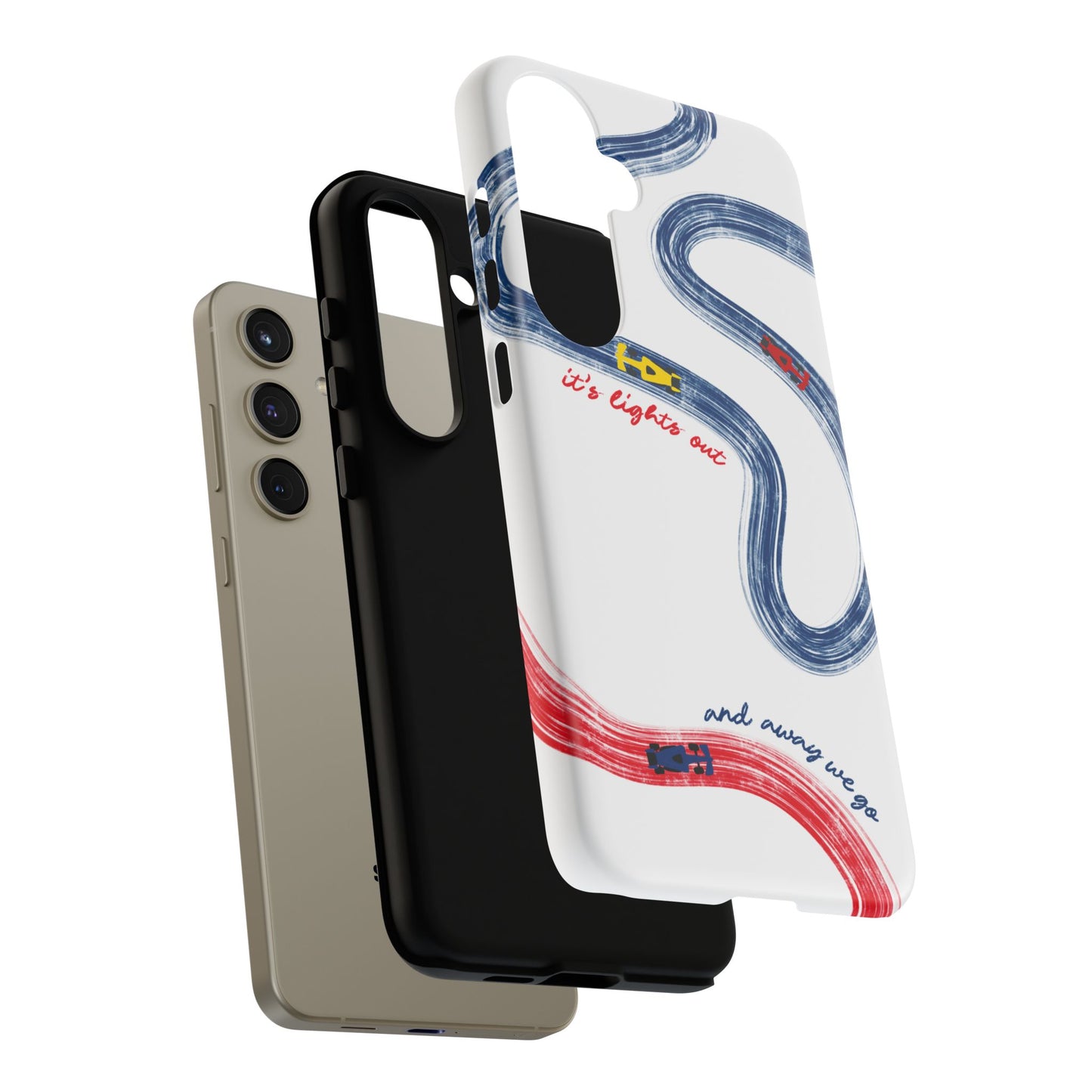 F1 Red Bull Racing Painted Track F1 Phone Case Design