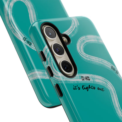 Mercedes F1 Phone Case Painted "its lights out and away we go", Trendy F1 Gift, Formula 1 Gift, Cute F1 Phone Case