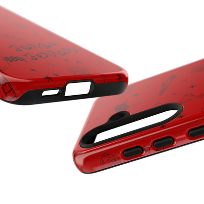 F1 Ferrari Racing Doodle "Forza Ferrari" F1 Phone Case Design