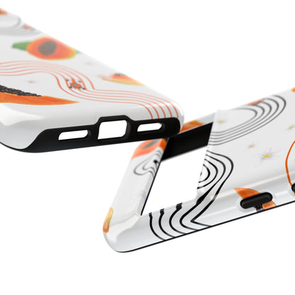 F1 McLaren and Papaya Phone Case , Trendy F1 Gift, Formula 1 Gift, Cute Fruit F1 Phone Case, Unique Phone Case