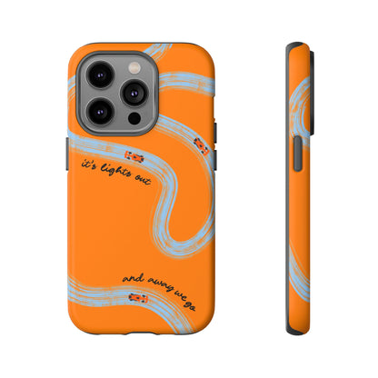 F1 Phone Case McLaren Painted "its lights out and away we go", Trendy F1 Gift, Formula 1 Gift, Cute F1 Phone Case, Phone Case