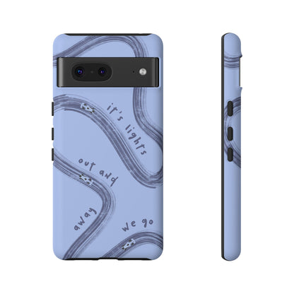 Blue Lights Out F1 Phone Case Design, Trendy F1 Gift, Formula 1 Gift, Cute F1 Phone Case, Unique Formula One Phone Case