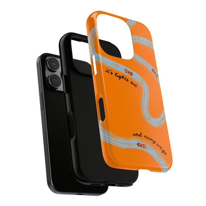 F1 Phone Case McLaren Painted "its lights out and away we go", Trendy F1 Gift, Formula 1 Gift, Cute F1 Phone Case, Phone Case