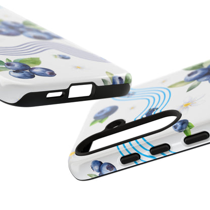 F1 Williams and Blueberries Phone Case, Trendy F1 Gift, Formula 1 Gift, Cute Fruit F1 Phone Case, Unique Phone Case