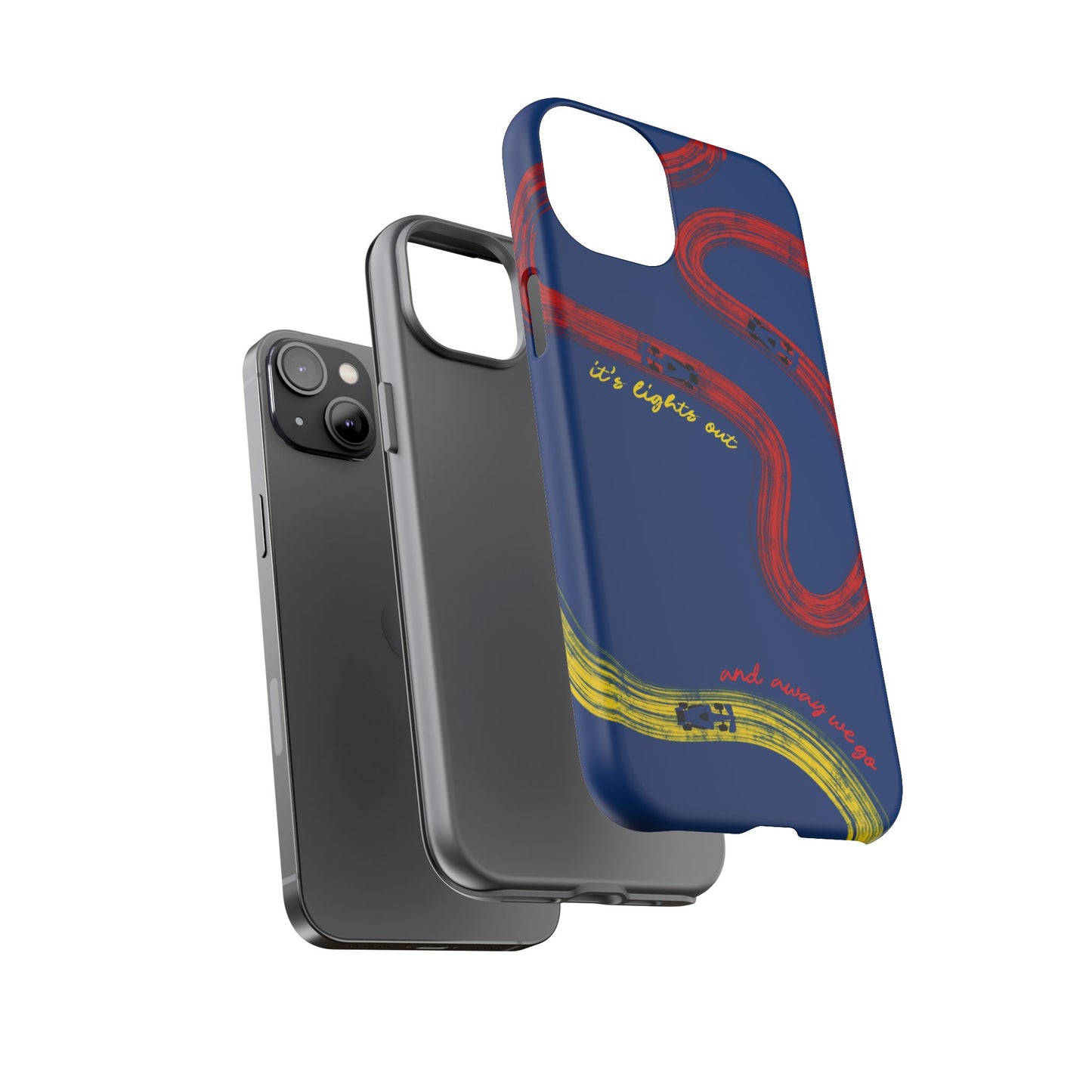 F1 Red Bull Racing Painted Track F1 Phone Case Design