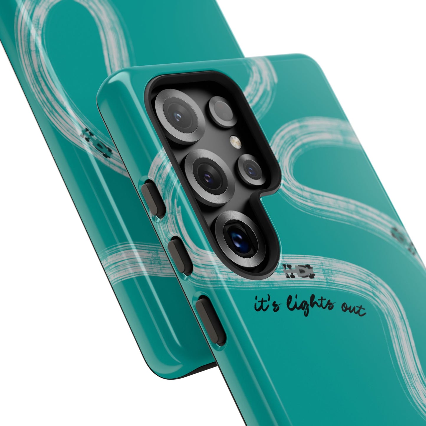 Mercedes F1 Phone Case Painted "its lights out and away we go", Trendy F1 Gift, Formula 1 Gift, Cute F1 Phone Case