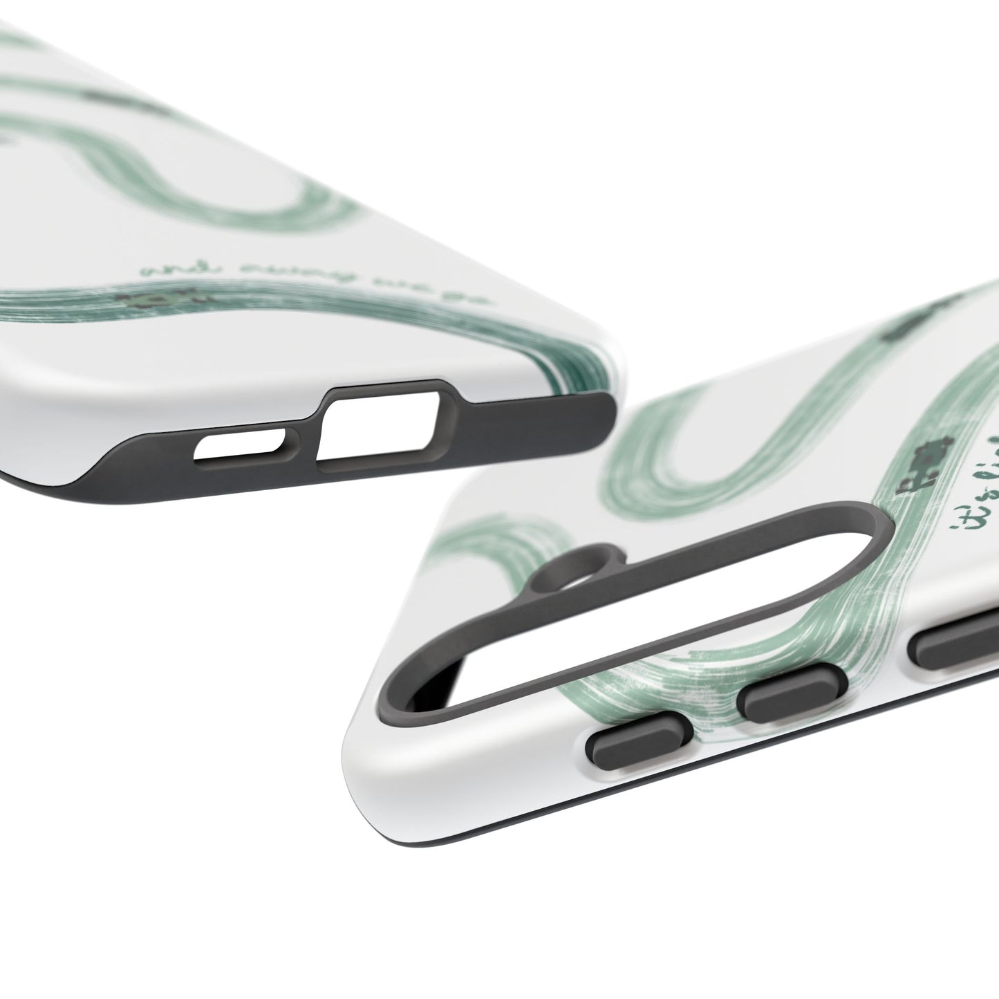 F1 Phone Case Green Painted "its lights out and away we go", Trendy F1 Gift, Formula 1 Gift, Cute F1 Phone Case, Gift for F1 Fans