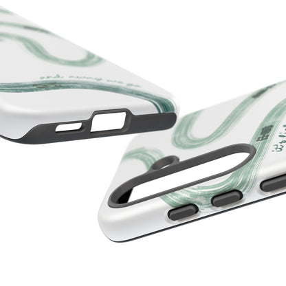 F1 Phone Case Green Painted "its lights out and away we go", Trendy F1 Gift, Formula 1 Gift, Cute F1 Phone Case, Gift for F1 Fans