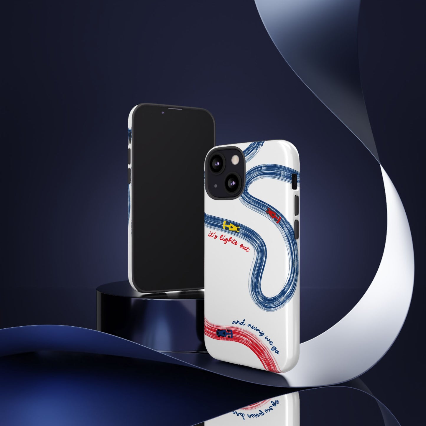 F1 Red Bull Racing Painted Track F1 Phone Case Design