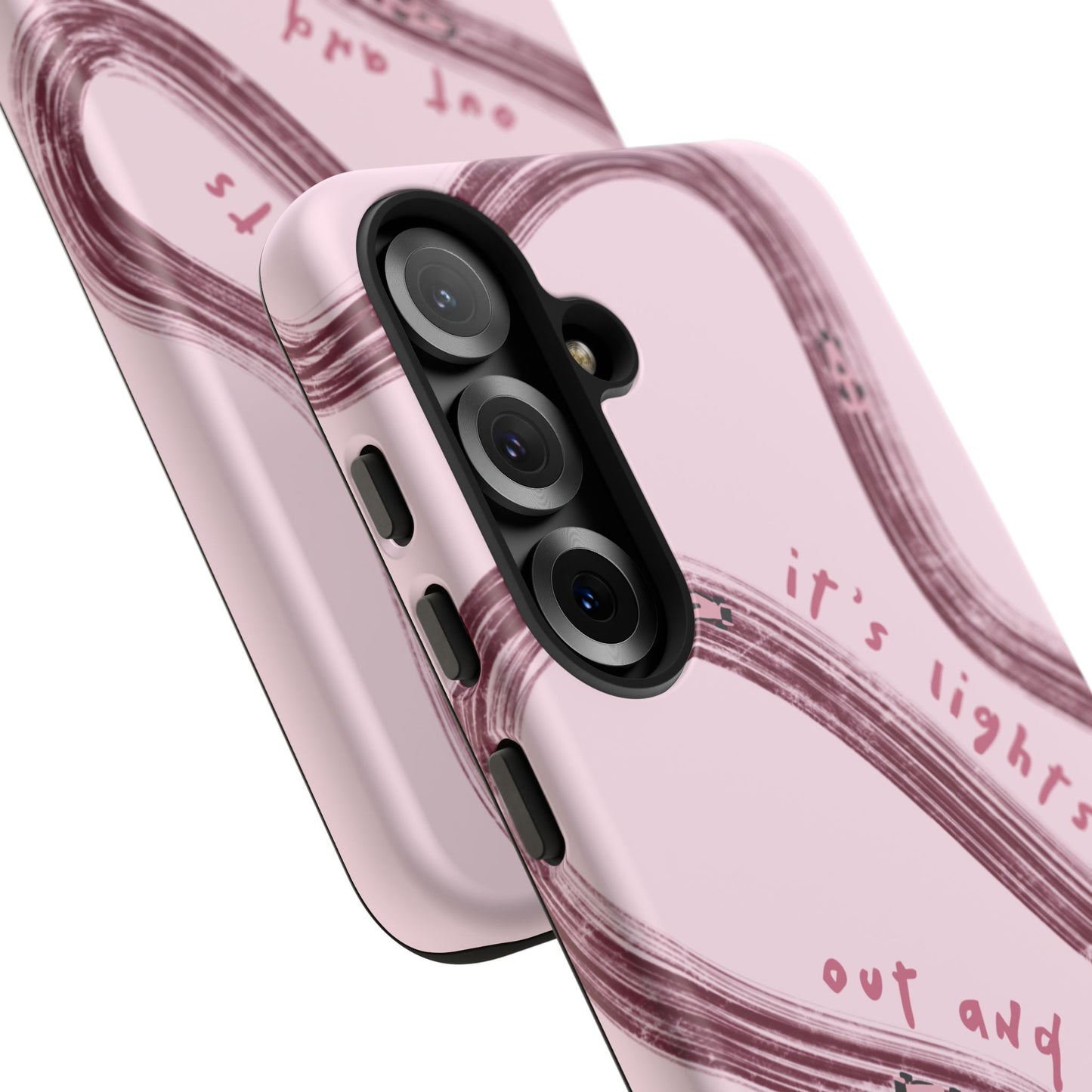 Pink Lights Out F1 Phone Case Design, Trendy F1 Gift, Formula 1 Gift, Cute F1 Phone Case, Unique Formula One Phone Case