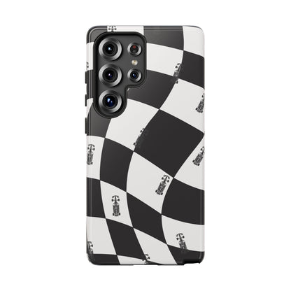 F1 Phone Case Black and White Checkered Design, Trendy F1 Gift, Formula 1 Gift, Cute F1 Phone Case, Unique Formula One Phone Case