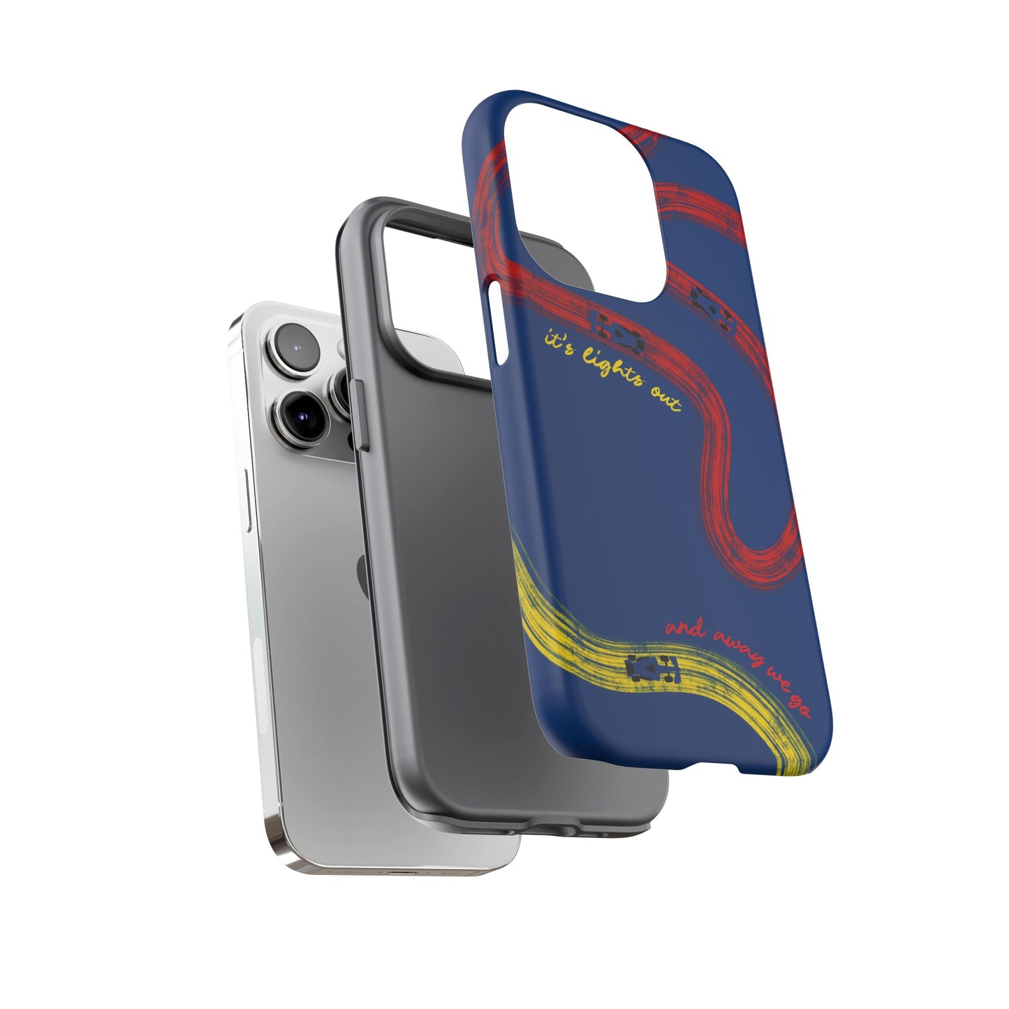 F1 Red Bull Racing Painted Track F1 Phone Case Design