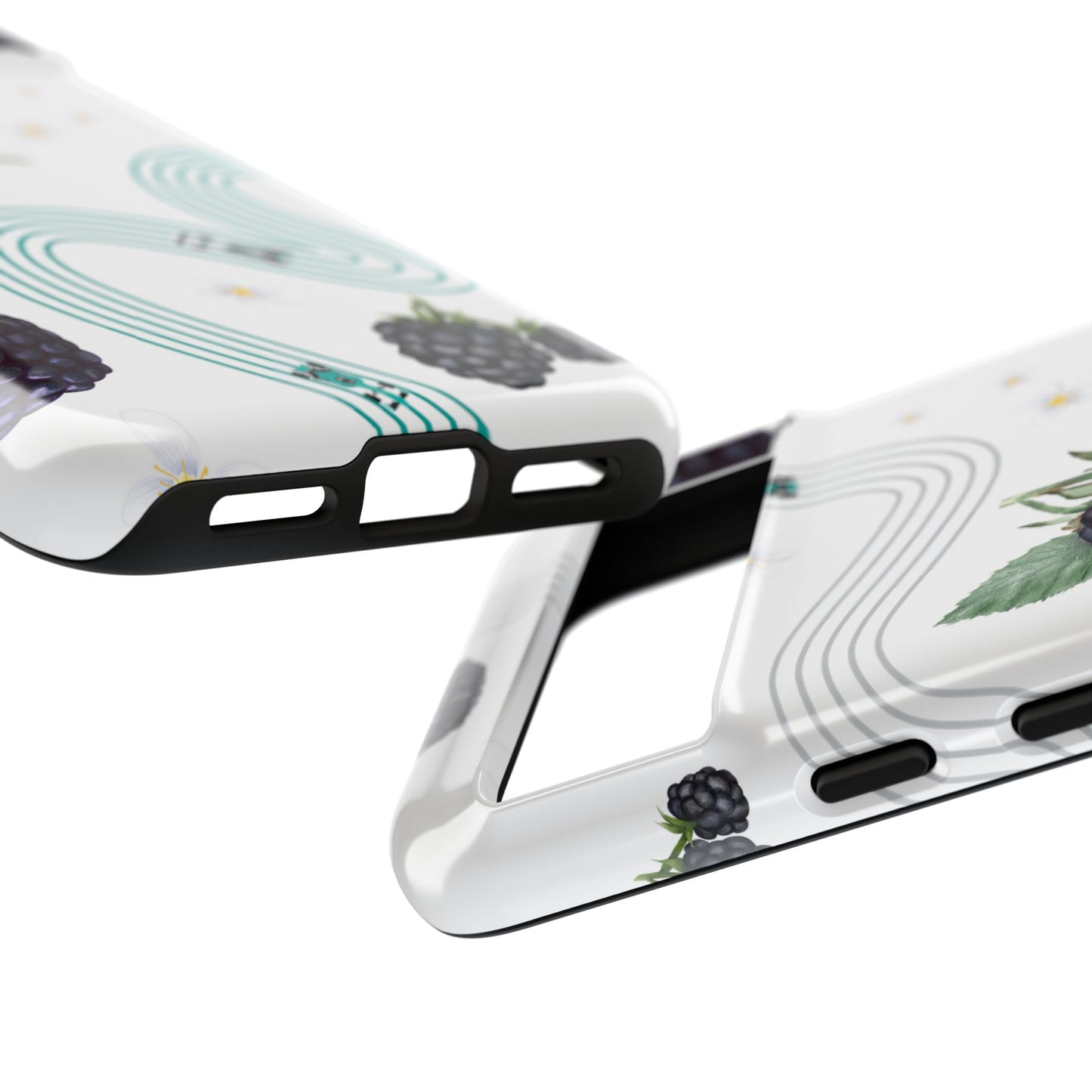F1 Mercedes and Blackberries Phone Case , Trendy F1 Gift, Formula 1 Gift, Cute Fruit F1 Phone Case, Unique Phone Case