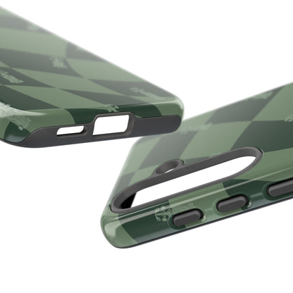F1 Phone Case Green Checkerboard Design, Trendy F1 Gift, Formula 1 Gift, Cute F1 Phone Case, Unique Formula One Phone Case