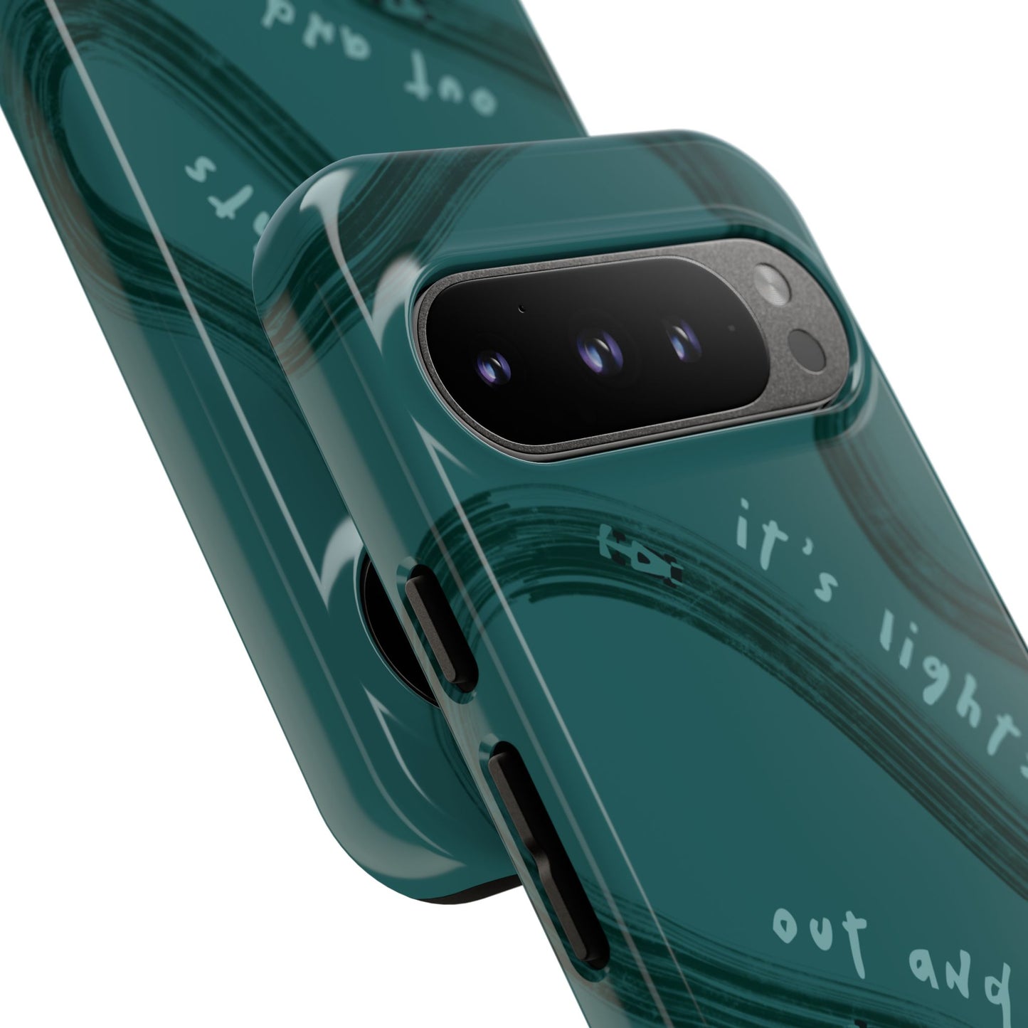 Teal Lights Out F1 Phone Case Design, Trendy F1 Gift, Formula 1 Gift, Cute F1 Phone Case, Unique Formula One Phone Case
