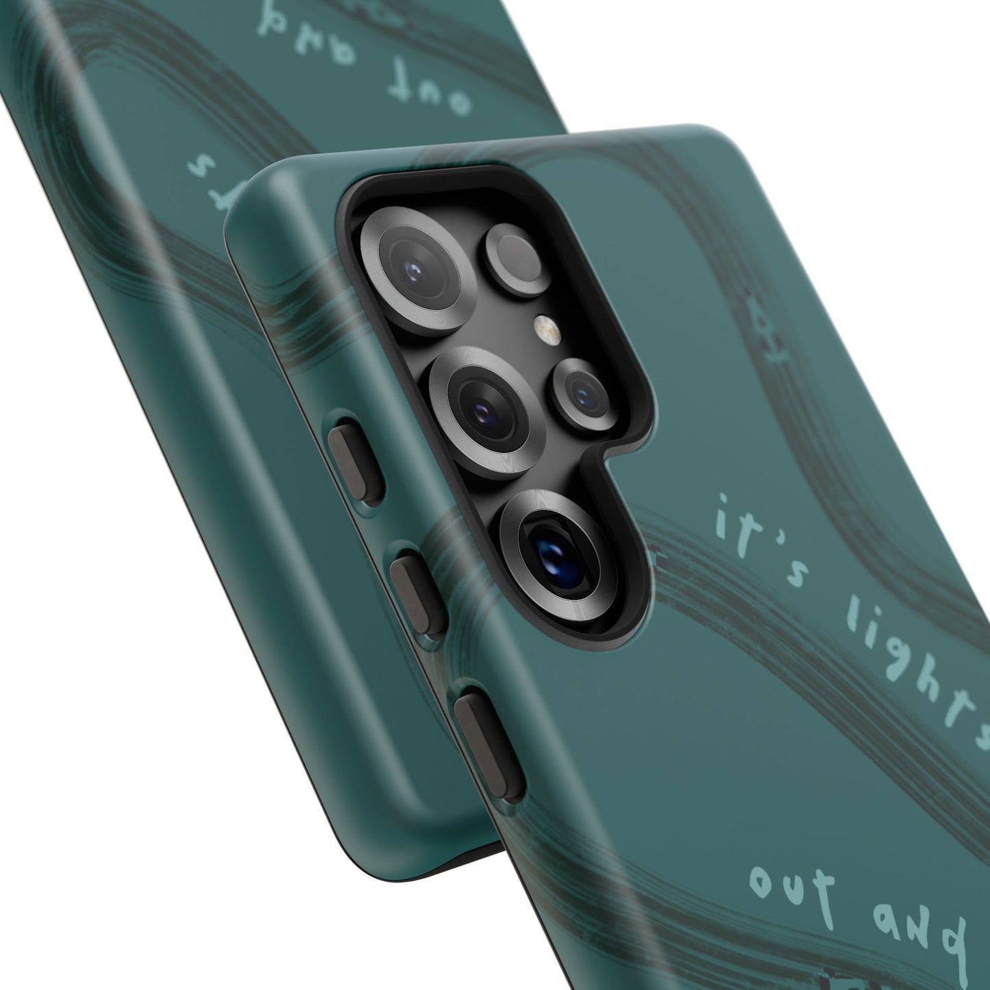 Teal Lights Out F1 Phone Case Design, Trendy F1 Gift, Formula 1 Gift, Cute F1 Phone Case, Unique Formula One Phone Case