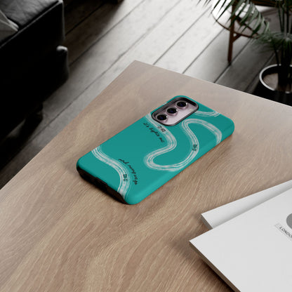 Mercedes F1 Phone Case Painted "its lights out and away we go", Trendy F1 Gift, Formula 1 Gift, Cute F1 Phone Case