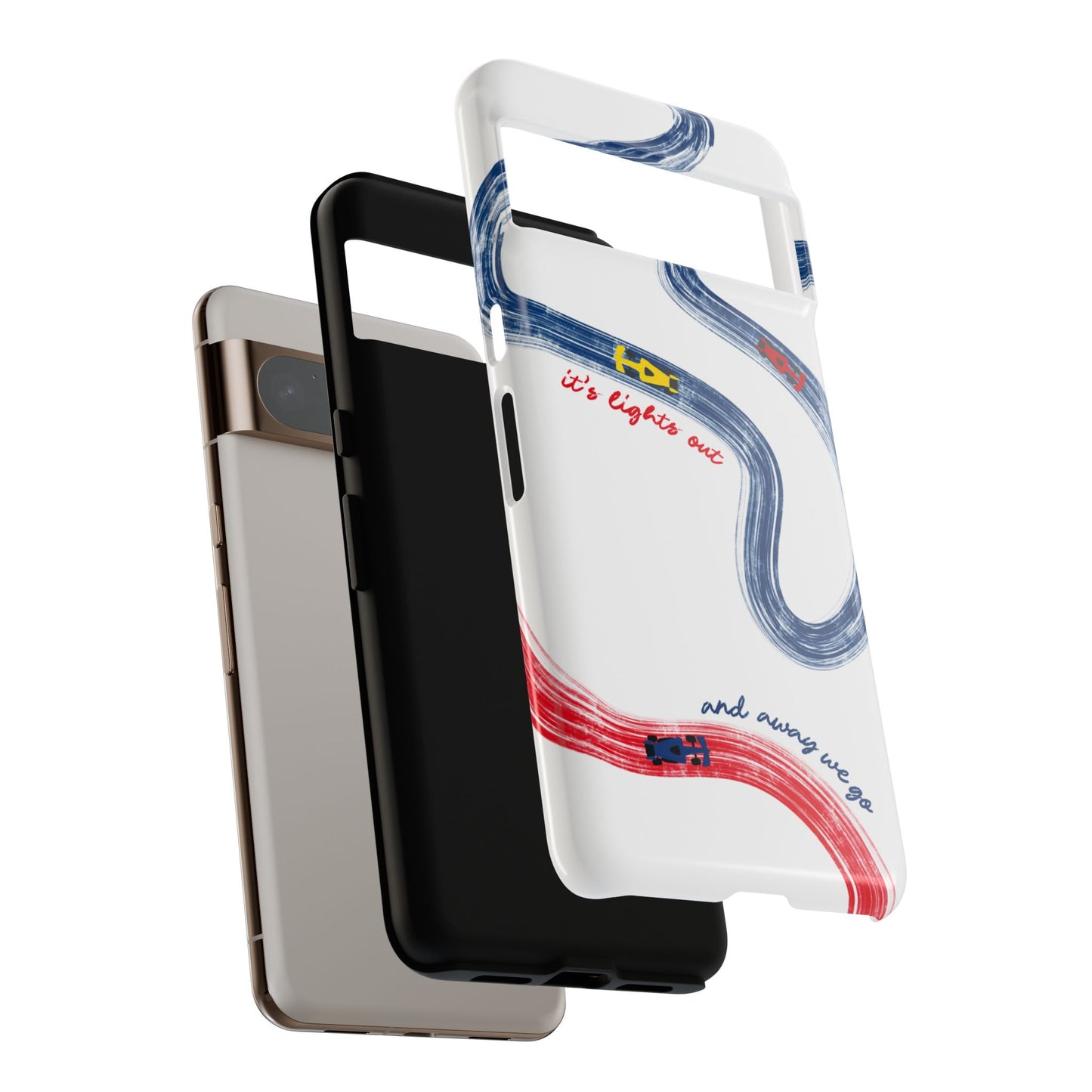 F1 Red Bull Racing Painted Track F1 Phone Case Design