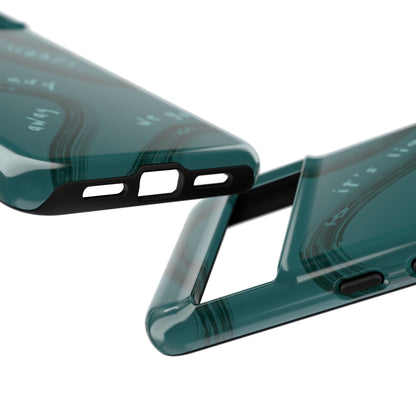 Teal Lights Out F1 Phone Case Design, Trendy F1 Gift, Formula 1 Gift, Cute F1 Phone Case, Unique Formula One Phone Case
