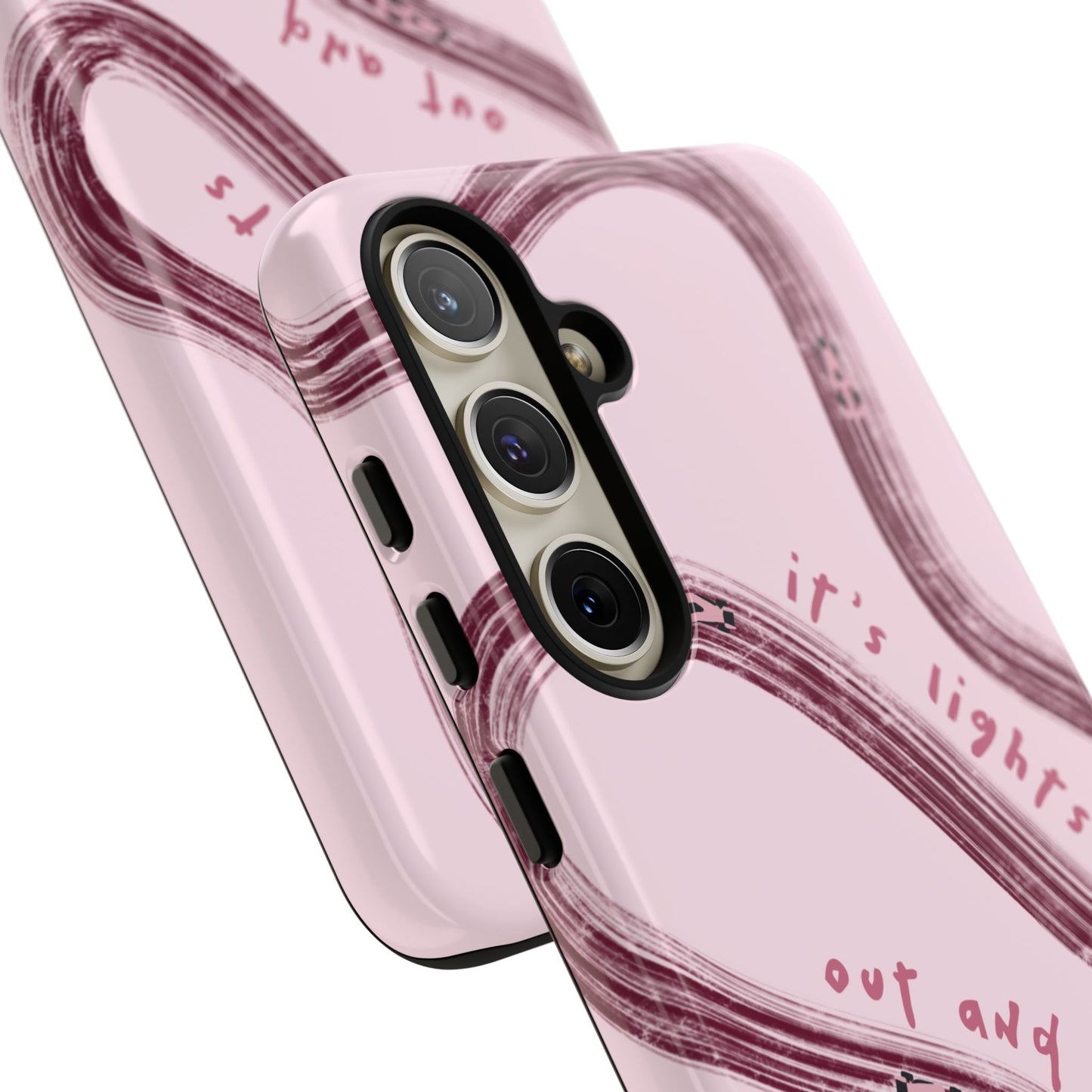 Pink Lights Out F1 Phone Case Design, Trendy F1 Gift, Formula 1 Gift, Cute F1 Phone Case, Unique Formula One Phone Case