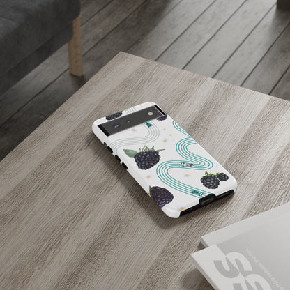 F1 Mercedes and Blackberries Phone Case , Trendy F1 Gift, Formula 1 Gift, Cute Fruit F1 Phone Case, Unique Phone Case