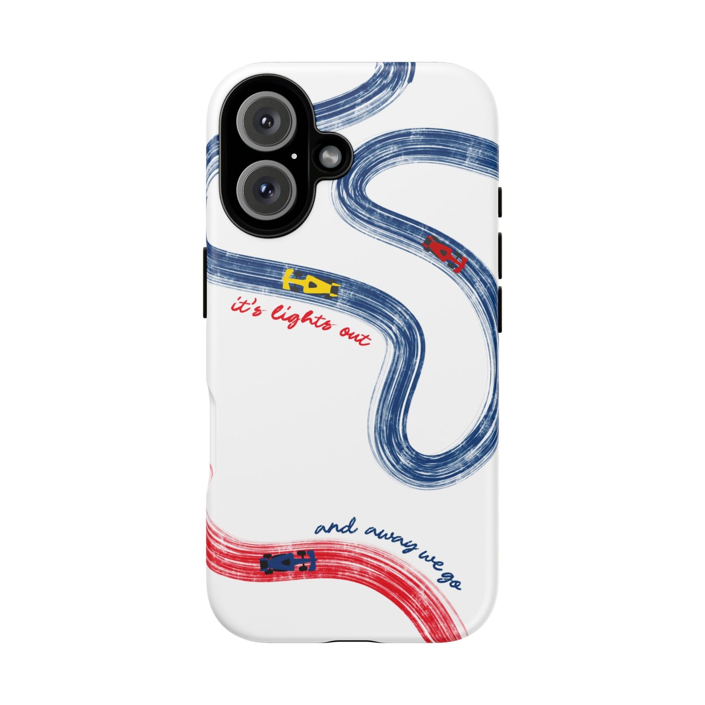 F1 Red Bull Racing Painted Track F1 Phone Case Design