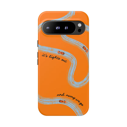 F1 Phone Case McLaren Painted "its lights out and away we go", Trendy F1 Gift, Formula 1 Gift, Cute F1 Phone Case, Phone Case
