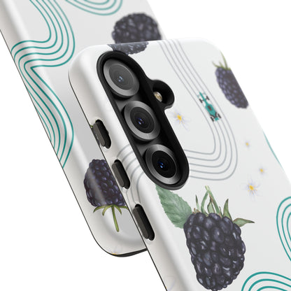 F1 Mercedes and Blackberries Phone Case , Trendy F1 Gift, Formula 1 Gift, Cute Fruit F1 Phone Case, Unique Phone Case